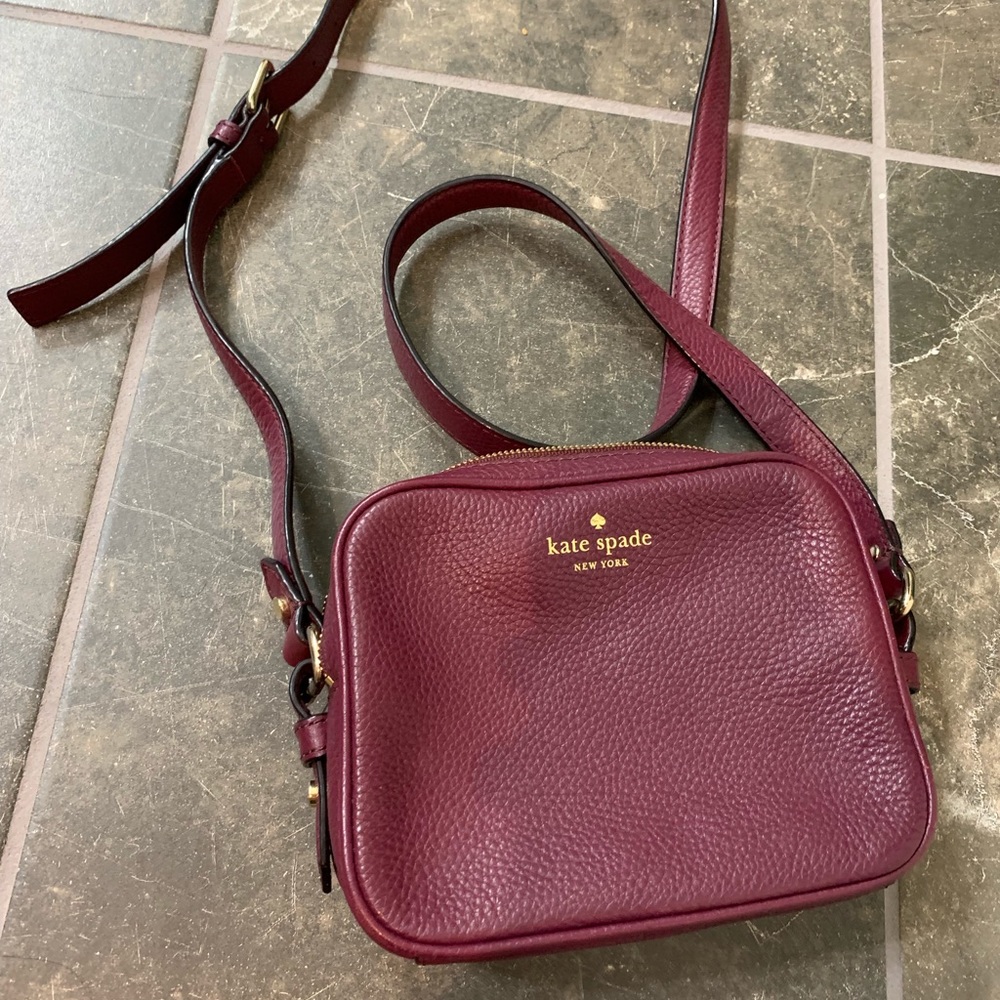 Kate spade crossbody bag in merlot